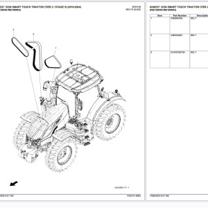Valtra S354 SMART Touch Tier 2 Stage 5 Parts Catalog