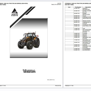 Valtra S396 2A3 S6 Parts Catalog
