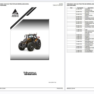Valtra S416 2A3 S6 Parts Catalog