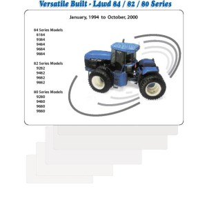 Versatile 9884 Large 4WD Parts Catalog PDF 1999-2000