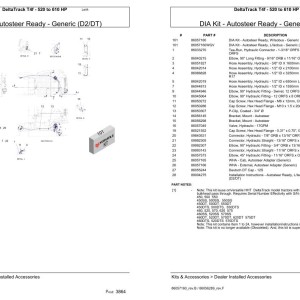Versatile DeltaTrack T4f 520 to 610 HP Parts Catalog PDF