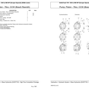 Versatile DeltaTrack T4f 530 to 580 HP Scraper Special Parts Catalog PDF 2022-