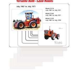 Versatile G125 4WD (2101-) Parts Catalog PDF 1967-1970