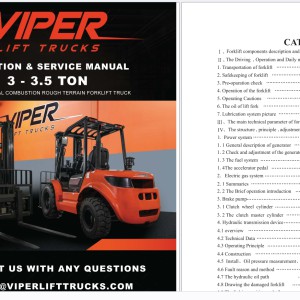 Viper 302 MB PDF Parts Operation Service Manual