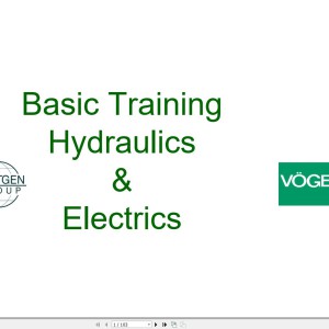 Vogele Hydraulics Electrics Basic Training