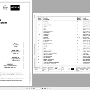 Vogele S1103 S1303 Electric Diagram