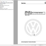 Volkswagen Beetle 1998-2004 Workshop Service Manual