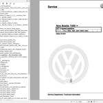 Volkswagen Beetle and Cabrio 1998-2011 Workshop Service Manual