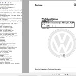 Volkswagen Caddy SA 2016-2019 Workshop Service Manual
