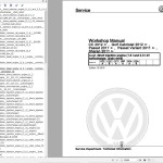 Volkswagen Golf VI Plus Cabriolet Variant 2008-2013 Workshop Service Manual