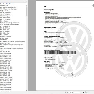 Volkswagen L 80 2V 2VC 2VF 2VH 1995-2001 Workshop Service Manual