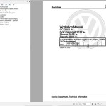 Volkswagen Passat CC 357 358 2008-2016 Workshop Service Manual