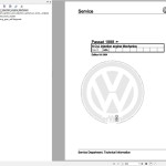 Volkswagen Passat Variant 1988-1994 Workshop Service Manual