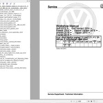 Volkswagen Touran 5T1 2015-2019 Workshop Service Manual