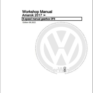 Volkswagen Amarok 2H to S7 2011-2022 Workshop Service Manual