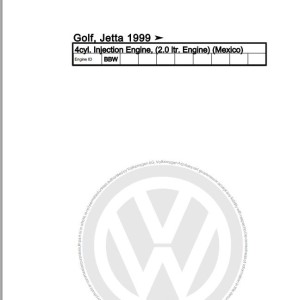 Volkswagen Golf IV Bora 1998-2006 Workshop Service Manual