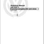 Volkswagen Golf VIII Sportsvan CD1 CG52020-2023 Workshop Service Manual