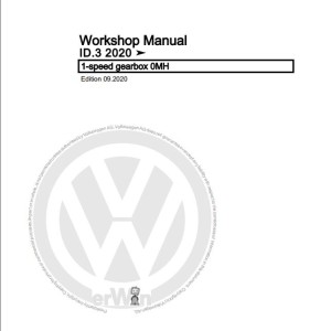 Volkswagen ID.3 E1 E11 2020-2023 Workshop Service Manual