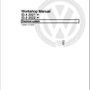 Volkswagen ID.5 E39 2021-2023 Workshop Service Manual