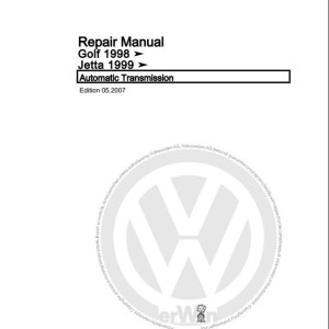 Volkswagen Jetta 9M 1999-2005 Workshop Service Manual