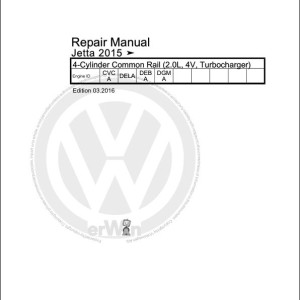 Volkswagen Jetta Sedan 2008-2013 Workshop Service Manual