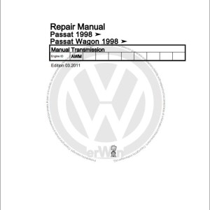 Volkswagen PASSAT 1998-2005 Workshop Service Manual