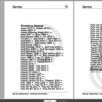 Volkswagen EOS 2006 Wiring Diagrams Repair and Maintenance Manuals