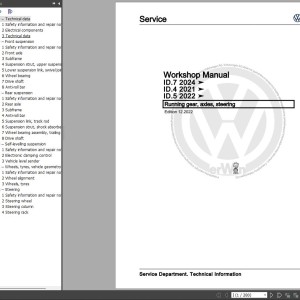 Volkswagen ID.5 2021 Wiring Diagram Repair and Maintenance Manuals