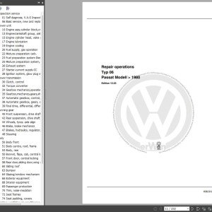 Volkswagen Passat 1974 - 1988 Workshop Manuals