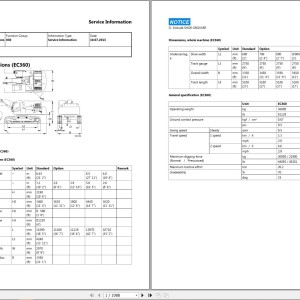 Volvo EC460 LC Service Repair Manual
