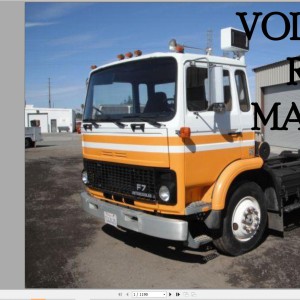 Volvo F7 Service and Repair Manual