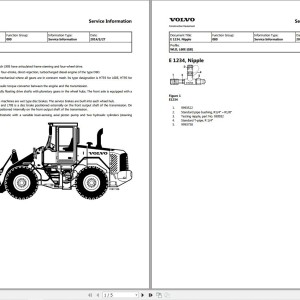 Volvo L60E Service and Repair Manual