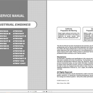 Yanmar 3TNV 4TNV Service Manual