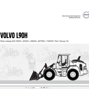 Volvo L90H Parts Catalog 20062186-B