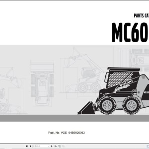 Volvo MC60B Parts Catalog VOE64B9920063