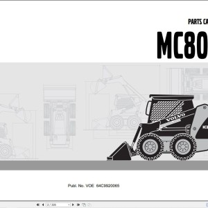 Volvo MC80B Parts Catalog VOE64C9920065
