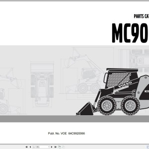 Volvo MC90B Parts Catalog VOE64C9920066