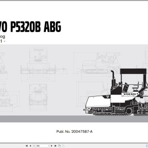 Volvo P5320B ABG Parts Catalog 20047587-A