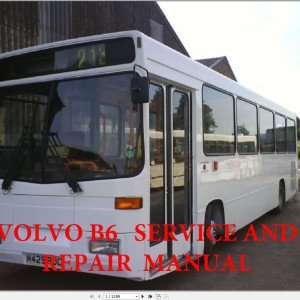 Volvo B6FA Bus Service Repair Manual