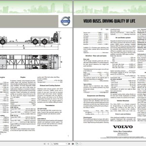 Volvo B9M Bus Service Repair Manual