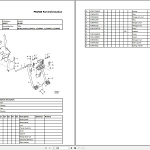 Volvo BL60B Backhoe Loader Parts Catalog