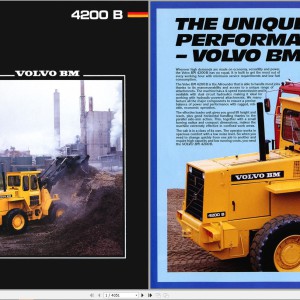Volvo BM 4200B Wheel Loader Parts Catalog