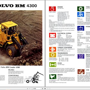 Volvo BM 4300 Wheel Loader Parts Catalog