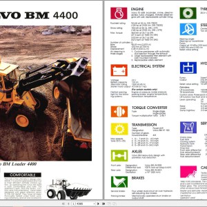 Volvo BM 4400 Wheel Loader Parts Catalog