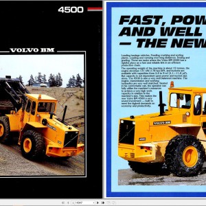 Volvo BM 4500 Wheel Loader Parts Catalog