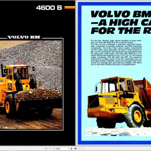 Volvo BM 4600B Wheel Loader Parts Catalog