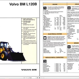 Volvo BM L120B Wheel Loader Service Repair Manual