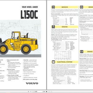Volvo BM L150C Wheel Loader Service Repair Manual