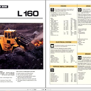 Volvo BM L160 Wheel Loader Parts and Service Manual