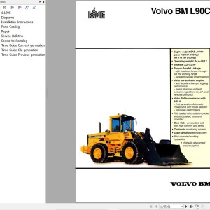 Volvo BM L90C Wheel Loader Service and Repair Manual